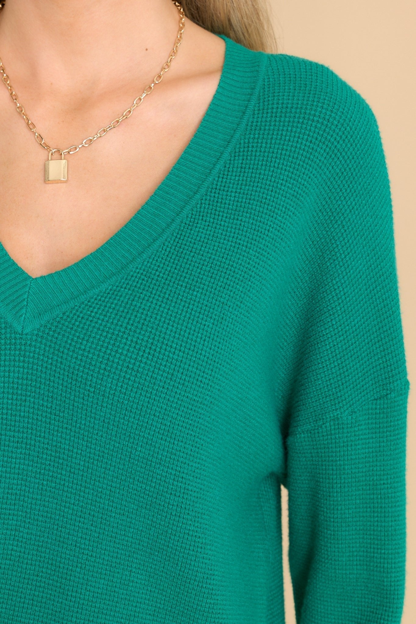 Breath Of Freshness Forest Green Sweater
