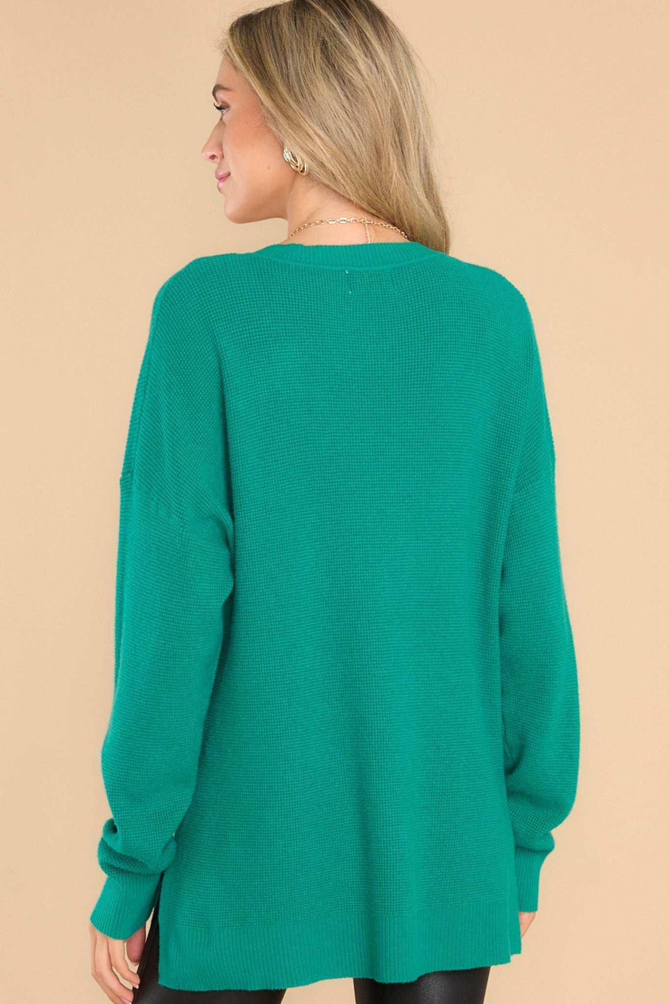 Breath Of Freshness Forest Green Sweater