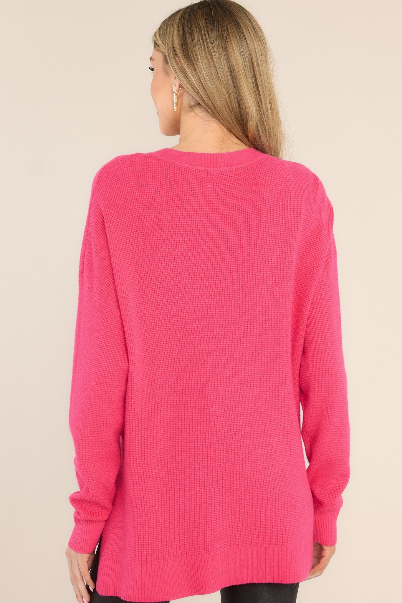 Breath Of Freshness Pink Sweater